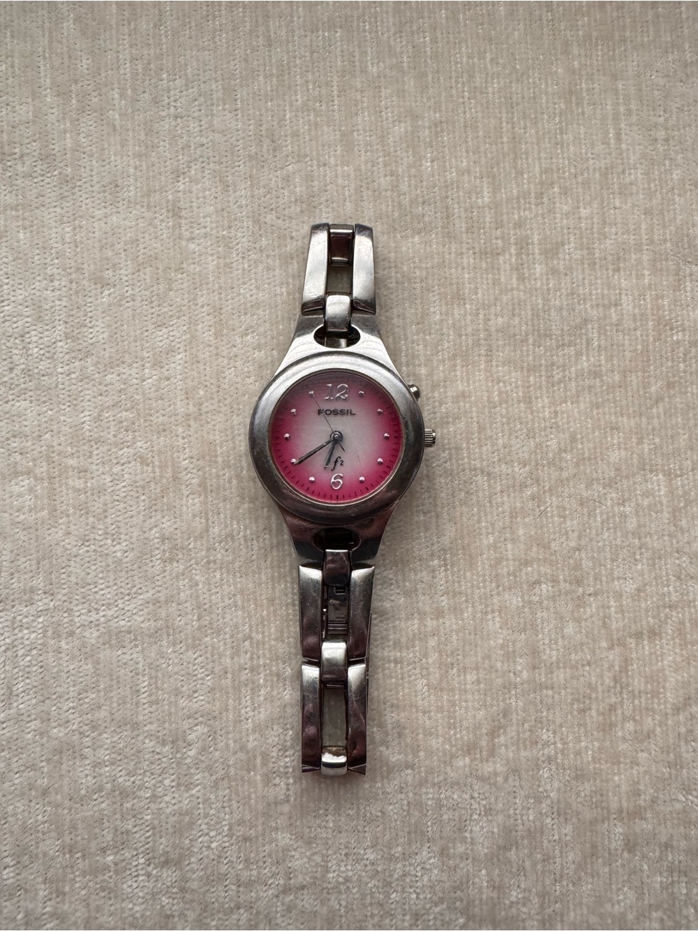 🛍️3/$55🛍️ Vintage Y2K Pink Ombré Fossil Watch READ DESCRIPTION